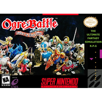 Super Nintendo Ogre Battle - SNES - Caja con Insertos 